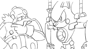 Sonic the hedgehog coloring pages (120 pieces). Eggman And Metal Sonic Rough Animation Wip Youtube