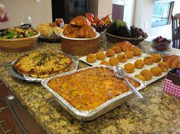 Secrets Of A Successful Bridal Shower Project Wedding Blog Bridal Shower Luncheon Wedding Buffet Food Autumn Wedding Food