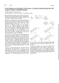 PDF) Facile Elimination of Ethanethiol in the Reaction of  a-Hydroxy-b-bis(ethylthio)acetals with Copper(II) Chloride in  Dimethylformamide