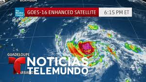 En Vivo Imagenes Satelitales De La Trayectoria Del Huracan Irma Noticiero Noticias Telemundo Youtube