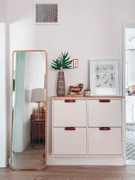 We Ve Seen This Stall Ikea Hack Shoe Cabinet All Over Pinterest And There Is A Reason Why It S A Perfect Sma Ikea Shoe Cabinet Ikea Hack Living Room Ikea Shoe