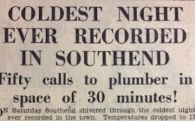 The film was probably shot in the early days of january 1963. Memories How The Big Freeze Of 1963 Affected South Essex Echo