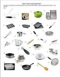 ¨ you should fill in these names and functions on your Hand Tools And Equipment Cwdhs Food School Hospitality With Chef D
