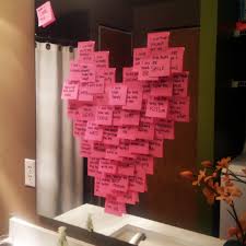 Awesome Valentine S Day Idea Leave A Post It Note Heart On Diy Valentines Day Gifts For Him Valentine S Day Diy Thoughtful Gifts For Him