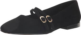 Amazon.com | Bella Vita Womens Davenport Mary Jane Flat, Black Suede  Leather, 5 | Mules & Clogs