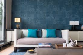 ورق جدران ازرق سادة