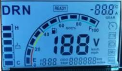 Custom Motorcycle Instrument Display 7-Segment Display - Car ...