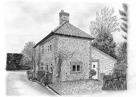However, make sure to consider the rooms and features that you want the house to have as you draw the outer walls. Building House Drawings By Angela Of Pencil Sketch Portraits