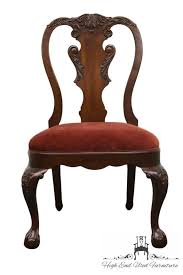 Ethan Allen Townhouse Carved Queen Anne Side Chair 30 6200 Westbury Finish 440 Chair Side Chairs Furniture Design Modern