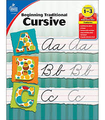 Beginning Traditional Cursive Grades 1 3 Learning Spot