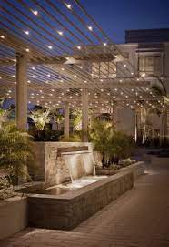 Gorgeous Garden Landscaping Combined With Decorative Lights 15 Water Features In The Garden Backyard Backyard Lighting