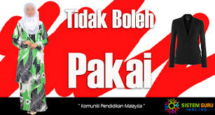 Pejabat ketua pendaftar mahkamah persekutuan malaysia. Pakai Baju Kurung Bersama Blazer Melanggar Etika Berpakaian