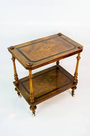 classique victorien floral marron noyer ebene the boissons cocktail chariot antique du 19eme siecle anglais marqueterie marqu coffee table furniture home decor