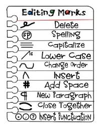 Editing And Proofreading Marks Poster And Worksheets Writing Lessons Teaching Writing Classroom Writing