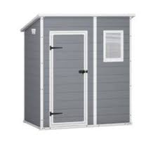 abri de jardin resine keter manor pent 64 gris 1 65m abri de jardin abri de jardin bois et abri