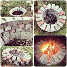 Flagstone is an ideal material for the fire pit cap. 23 Beautiful And Ingenious Brick Projects For Your Home Homesthetics Inspiring Ideas For Your Home Outdoor Fire Pit Designs Brick Fire Pit Fire Pit Designs