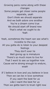 Trust By Justin Bieber Lyrics Dream Come True Justin Bieber