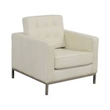 Choose from contactless same day delivery, drive up and more. 90 Off White Leather Tufted Accent Armchair Chairs
