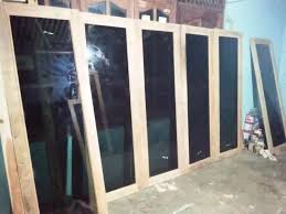 Sticker kaca film rayben sticker kaca rumah penolak panas hitam: Jendela Kaca Riben Hitam 5mm Jati Tpk Mebel 784316443