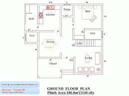 1500 Sq Ft House Plans In India Free Download 2 Bedroom 1200 Square Foot Home Plan And Elevation 1 Home Design Floor Plans Bedroom House Plans 1500 Sq Ft House