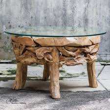 Uttermost Teak Root Round Coffee Table Large Square Coffee Table Coffee Table Glass Cocktail Tables