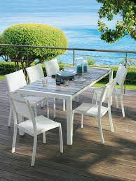 chaise de jardin leclerc a table de jardin leclerc table jardin blanche objets decoration mobilier jardin table de jardin meuble jardin