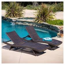 We offer them in 5 colors. Brown Resin Chaise Lounge Target