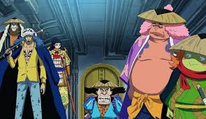 One Piece 983: Die Ernsthaftigkeit der Samurais. Die Strohhüte legen auf  Onigashima an (侍たちの本気！一味鬼ヶ島上陸) – fernsehserien.de