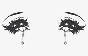 Repeat the same approach on the second eye. Clip Art Eyes Crying Drawing Anime Crying Eyes Png Free Transparent Clipart Clipartkey