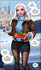 X-Mas Present For Elsa (Frozen) [Aroma Sensei] Porn Comic - AllPornComic