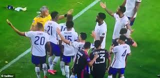 Concacaf nations league final when: Usa And Mexico Stars Brawl On The Pitch And Fans Hurl Missiles In Concacaf Nations League Final Daily Mail Online