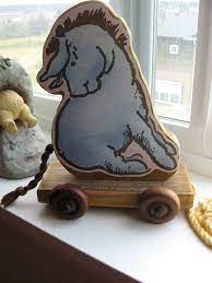 Winnie The Pooh Eeyore Wood Pull Toy Nursery By Luvbabycakes81 32 00 For My Future Eeyore Themed Winnie The Pooh Nursery Baby Disney Vintage Winnie The Pooh