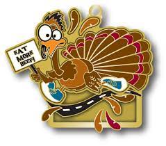 November 20, 2021 at 8:00 am virtual event. Eat More Beef Thanksgiving Virtual Run 5k 10k Half Marathon