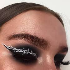 Barbed Wire Inspo From Motelrocks Again Katvondbeauty Tattoo Liner In Trooper Anastasiabeverlyhills Noi Edgy Makeup Beauty Tattoos Artistry Makeup
