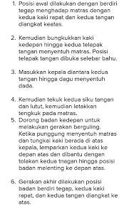 Adapun untuk teknik dasar atau cara melakukan gerakan roll depan pada senam lantai yang harus dikuasai dengan baik benar adalah sebagai berikut ini. Jelaskan Cara Melakukan Gerakan Guling Lenting Brainly Co Id
