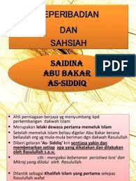Ia adalah orang sangat memercayai kebenaran yang dibawa oleh rasulullah di saat banyak orang menganggap muhammad gila. Analisa Keperibadian Saidina Abu Bakar Dan Saidina Umar