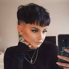 With virtually no or little work, this the hair is still defined, but it doesn't have the angular edges seen on other flat top looks, which makes this a. Nikola Sykorova Short Hairstyles 3 In 2020 Edgy Short Hair Super Short Hair Short Hair Styles