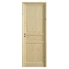 Bloc Porte Bois Sapin Charme H 204 X L 73 Cm Poussant Droit Leroy Merlin En 2020 Porte Bois Bloc Porte Porte Bois Massif