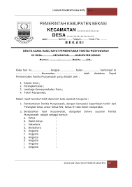 Agenda rapat merupakan salah salah satu agenda yang akan selalu hj. Contoh Surat Undangan Rapat Pembentukan Bumdes Sample Cute766