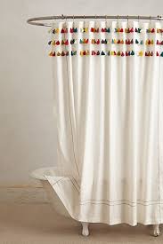 Lindi Fringe Shower Curtain Fancy Shower Curtains Unique Shower Curtain Curtains