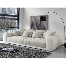 Bigsofa Pesaro Kunstleder Webstoff Grosse Sofas Blaue Couch Wohnzimmer Wohnzimmermobel Modern