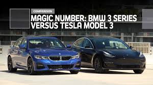 Bmw 3 Series Vs Tesla Model 3 Comparison Its A Magic Number