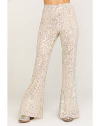 Champagne Sequin Trousers Quality Assurance Protein Burger Com
