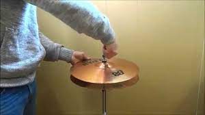 How To Mount Hi Hat Cymbals On A Stand Setting Up A Drumset Youtube