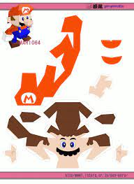 Imgur Post Imgur Mario Crafts Super Mario Coloring Pages Paper Toys Template