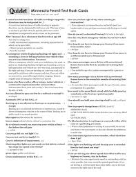Print Minnesota Permit Test Flash Cards Quizlet Quizlet