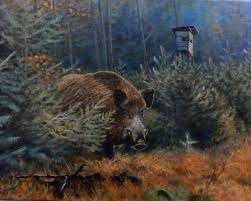 bulgarien red deer buscar con google hunting painting hunting art hunting drawings