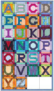 Wool applique quilts · applique quilt patterns · wool quilts · pattern blocks. Alphabet Quilt 26 Buchstaben Set Papier Stuck Foundation Etsy