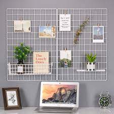 Maybe you would like to learn more about one of these? Kleanner Metal Wire Mesh Grid Panel Mesh Memo Board Wall Art Display Hanging Organizer Pack Of 2 Pcs Size 25 6 X 17 7 White Buy Online In United Arab Emirates At Desertcart Ae Productid 45635901