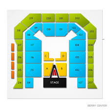 Berry Center 2019 Seating Chart